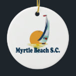 Adorno De Cerámica Myrtle Beach.<br><div class="desc">Myrtle Beach Carolina del Sur.</div>