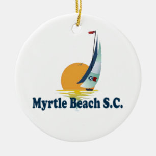 Adorno De Cerámica Myrtle Beach.