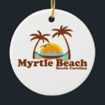 Adorno De Cerámica Myrtle Beach.<br><div class="desc">Myrtle Beach Carolina del Sur.</div>