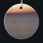 Adorno De Cerámica Myrtle Beach<br><div class="desc">Vista al mar de la salida del sol</div>