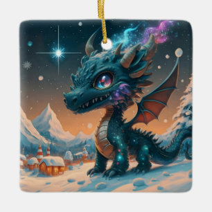 Adorno De Cerámica Mystical Chibi Dragon Winscape