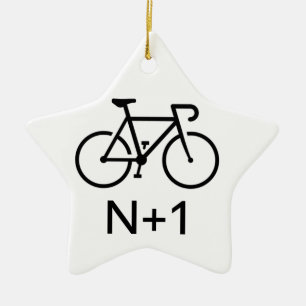 Adorno De Cerámica N+1 Bicicleta
