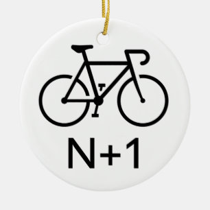 Adorno De Cerámica N+1 Bicicleta