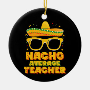 Adorno De Cerámica Nacho Promedio de Maestros Cinco De Mayo