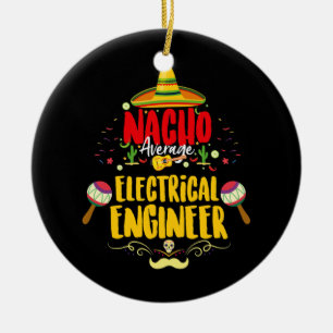 Adorno De Cerámica Nacho promedio Ingeniero Eléctrico Mexicano Cinco
