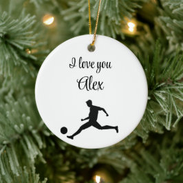 Adorno De Cerámica Nací para jugar al fútbol