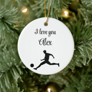 Adorno De Cerámica Nací para jugar al fútbol