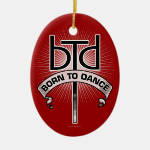 Adorno De Cerámica Nacido para bailar (básico)