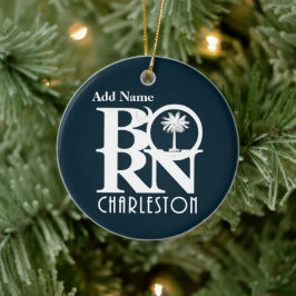 Adorno De Cerámica NACIDO Personalizable SC Charleston
