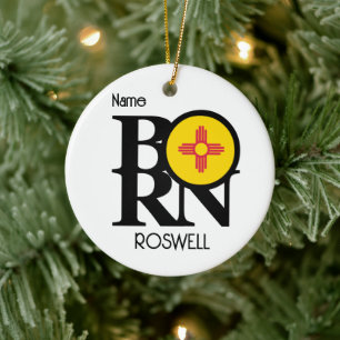 Adorno De Cerámica NACIDO Roswell Nuevo México