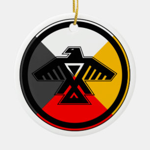 Adorno De Cerámica Nación de Anishinabek
