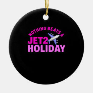 Adorno De Cerámica Nada supera a un tragamonedas Jet2 Holiday Meme