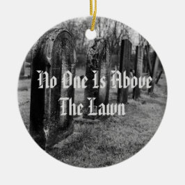 Adorno De Cerámica Nadie Está Sobre El Césped