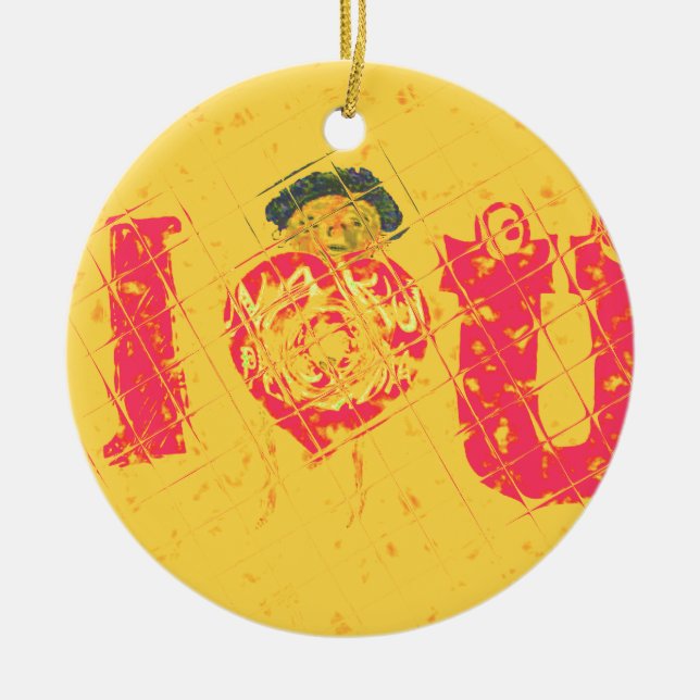 Adorno De Cerámica Nakupenda - Te Amo Palabra En Swahili Que Signific (Frente)