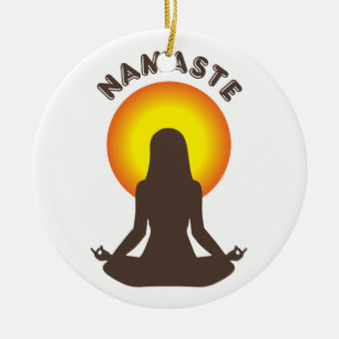 Adorno De Cerámica Namaste