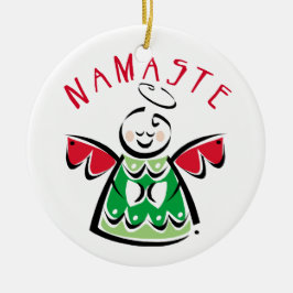 Adorno De Cerámica Namaste Angel