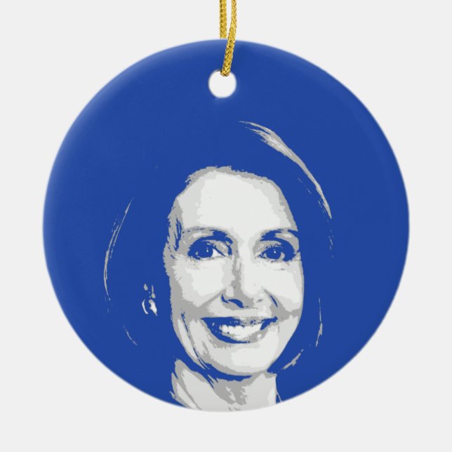 ADORNO DE CERÁMICA NANCY PELOSI (Frente)