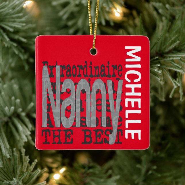 Adorno De Cerámica Nanny Extraordinaire CUSTOM (Árbol)
