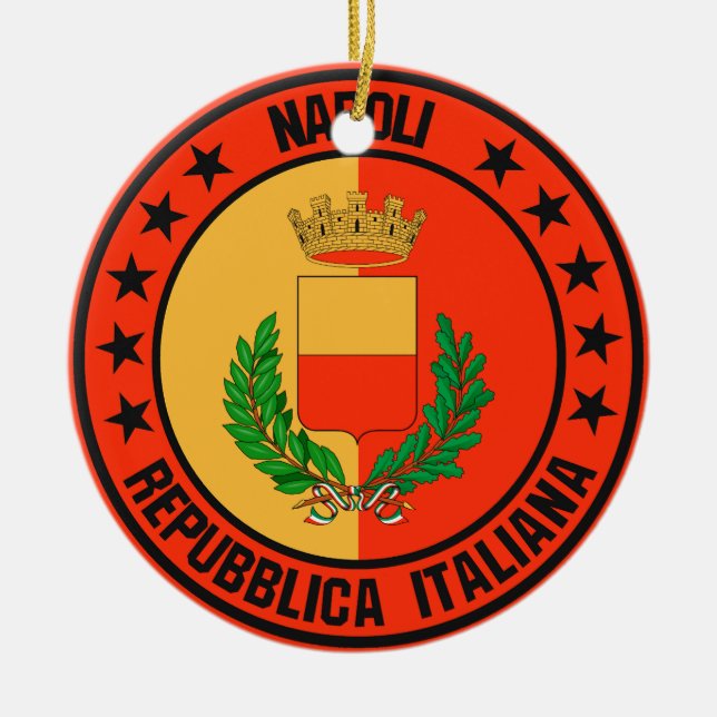 Adorno De Cerámica Napoli (Frente)