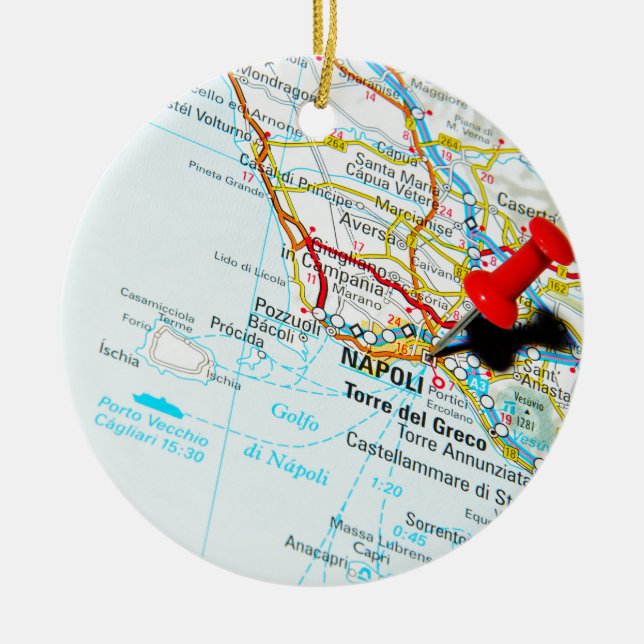 Adorno De Cerámica Napoli (Nápoles), Italia (Frente)