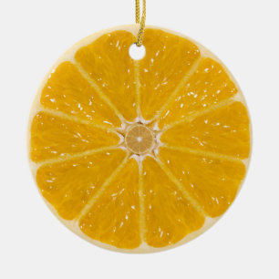 Adorno De Cerámica Naranja