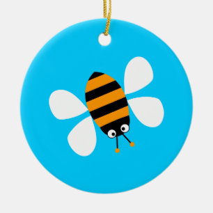 Adorno De Cerámica Naranja Bee