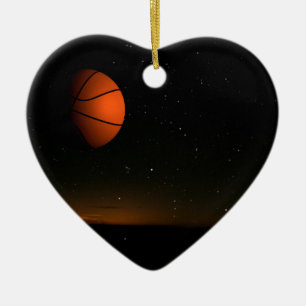 Adorno De Cerámica Naranja Moon