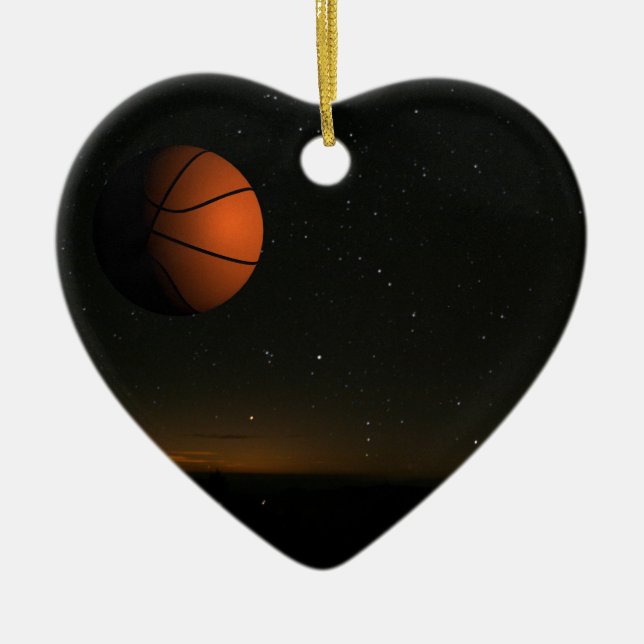 Adorno De Cerámica Naranja Moon (Frente)