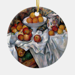 Adorno De Cerámica Naranjas de la vida: Paul Cezanne Pining Art