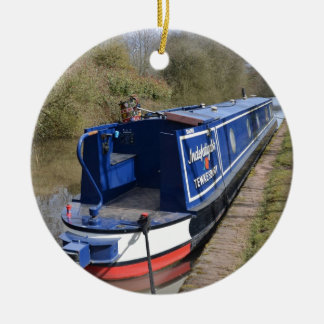 Adorno De Cerámica Narrowboat infatigable