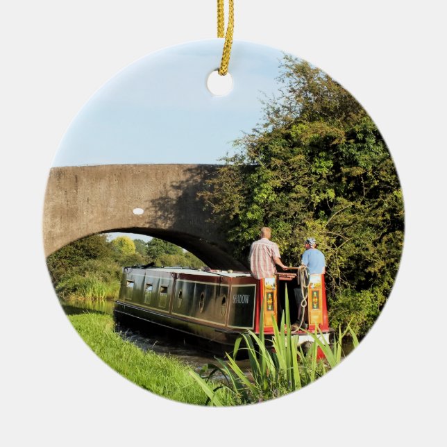 ADORNO DE CERÁMICA NARROWBOATS (Frente)