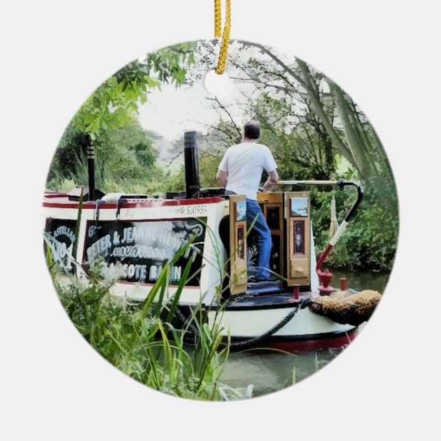 ADORNO DE CERÁMICA NARROWBOATS (Frente)