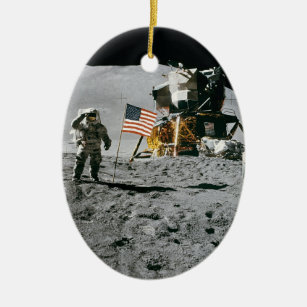 Adorno De Cerámica Nasa Apollo 15 Módulo lunar aterrizaje de la luna 