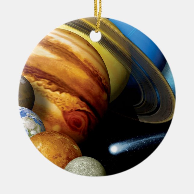 Adorno De Cerámica NASA JPL Sistema Solar Planetas Montaje Fotos del  (Frente)