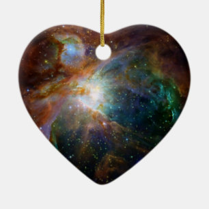 Adorno De Cerámica NASA rojiza de la nebulosa de Orión