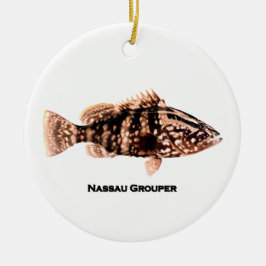 Adorno De Cerámica Nassau Grouper