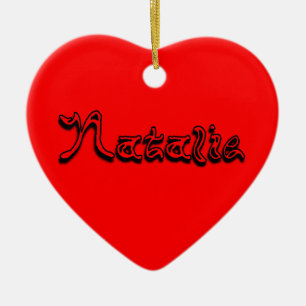 Adorno De Cerámica Natalie Ornament