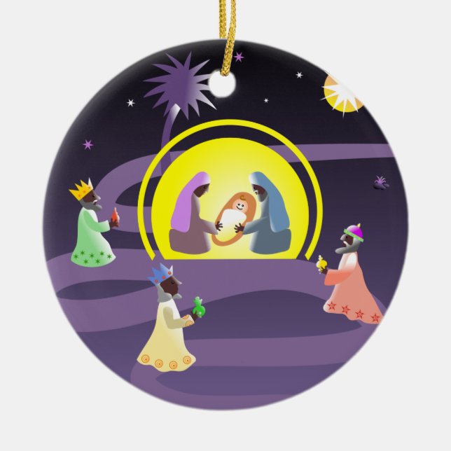 Adorno De Cerámica Natividad (Frente)