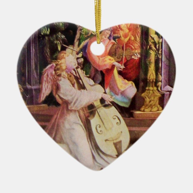 ADORNO DE CERÁMICA NATIVIDAD CON ÁNGELES - MAGIA DE NAVIDADES (Frente)