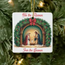 Adorno De Cerámica Nativity Ornament