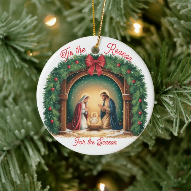 Adorno De Cerámica Nativity Ornament (Árbol)