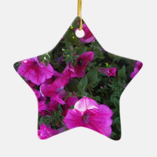 Adorno De Cerámica Naturaleza, Flora, Flor rosa (Atrás)