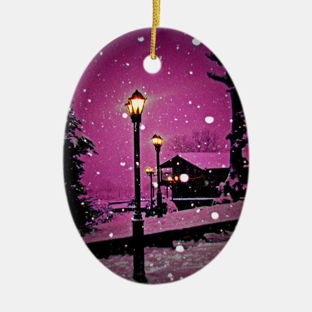 Adorno De Cerámica navidad (Frente)