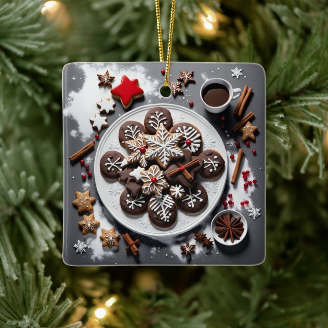 Adorno De Cerámica Navidad 1 - 001 (Árbol)