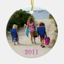 Adorno De Cerámica Navidad 2011 en la playa