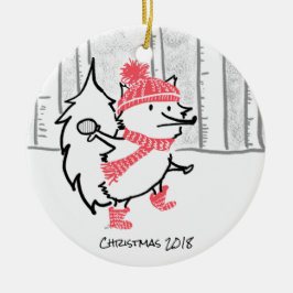Adorno De Cerámica Navidad 2018