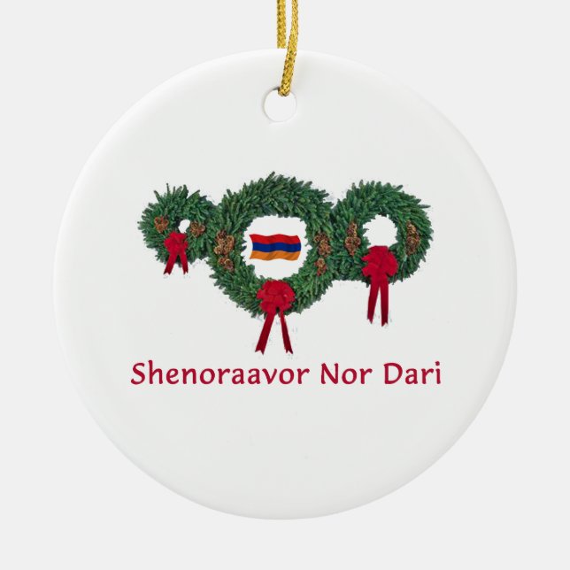 Adorno De Cerámica Navidad 2 de Armenia (Frente)