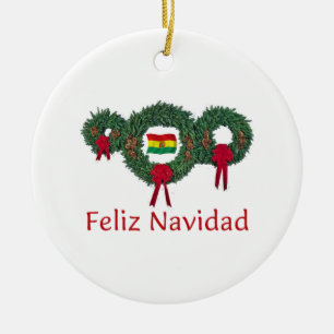 Adorno De Cerámica Navidad 2 de Bolivia