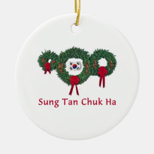 Adorno De Cerámica Navidad 2 de Corea
