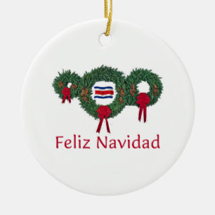Adorno De Cerámica Navidad 2 de Costa Rica